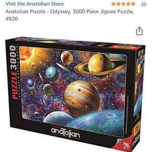 3000 piece jigsaw puzzle (missing 1 piece)